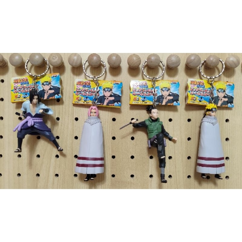 （01/04更新）日版萬普稀有火影忍者 疾風傳鑰匙圈大吊飾 第3彈 抽刀宇智波佐助 披風春野櫻 披風漩渦鳴人 奈良鹿丸