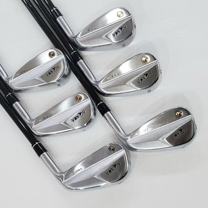 二手極美品2021 HONMA TR21x 6~P.A鐵桿組 原廠VIZARD 65 R桿身 軟鐵鍛造 11721