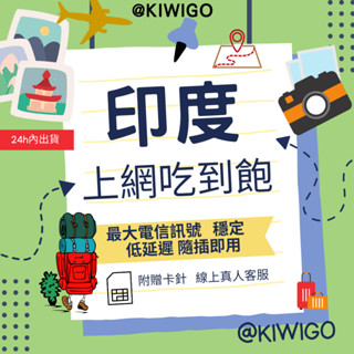 【印度上網絡卡】 3~10天 印度上網吃到飽 印度網絡卡 印度Airtel電信 印度最大電信 Airtel 印度網路 免開通