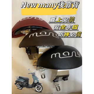 現貨🔥KYMCO 光陽 NEW MANY 白鐵 後靠背 NEW MANY 110/125 後靠背 七期 機車後靠背