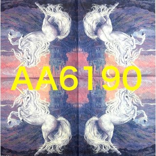 波弟彩繪拼貼/木器彩繪/蝶古巴特餐巾紙/AA6190/美麗的獨角獸