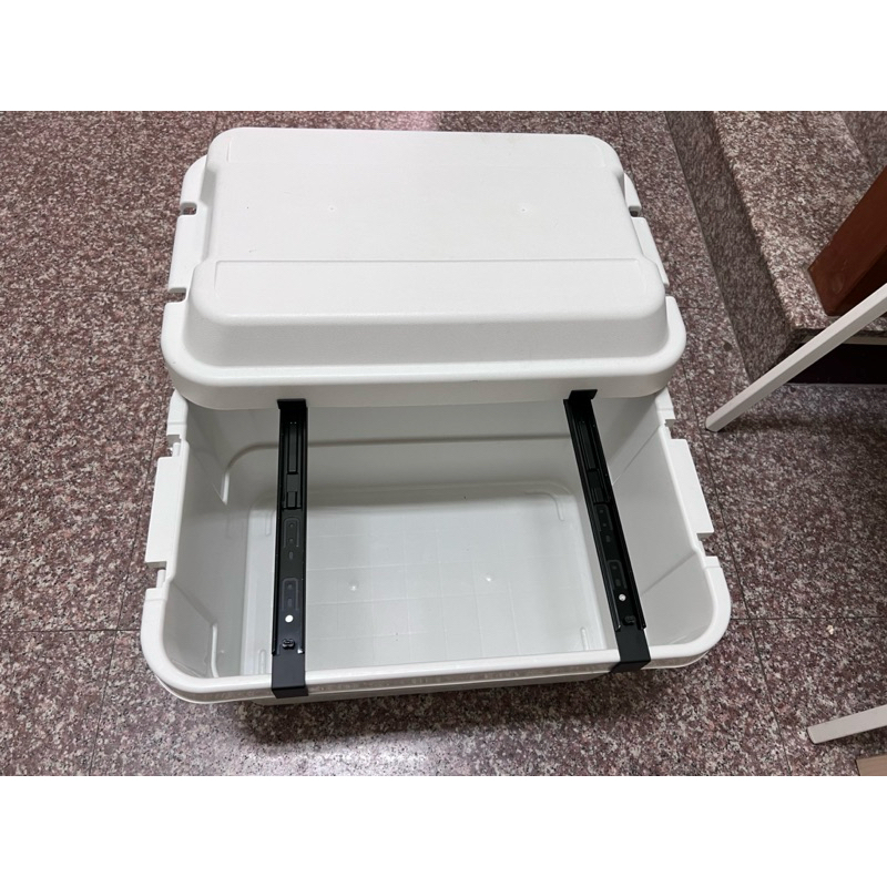 「二手出清」露營收納箱 滑軌