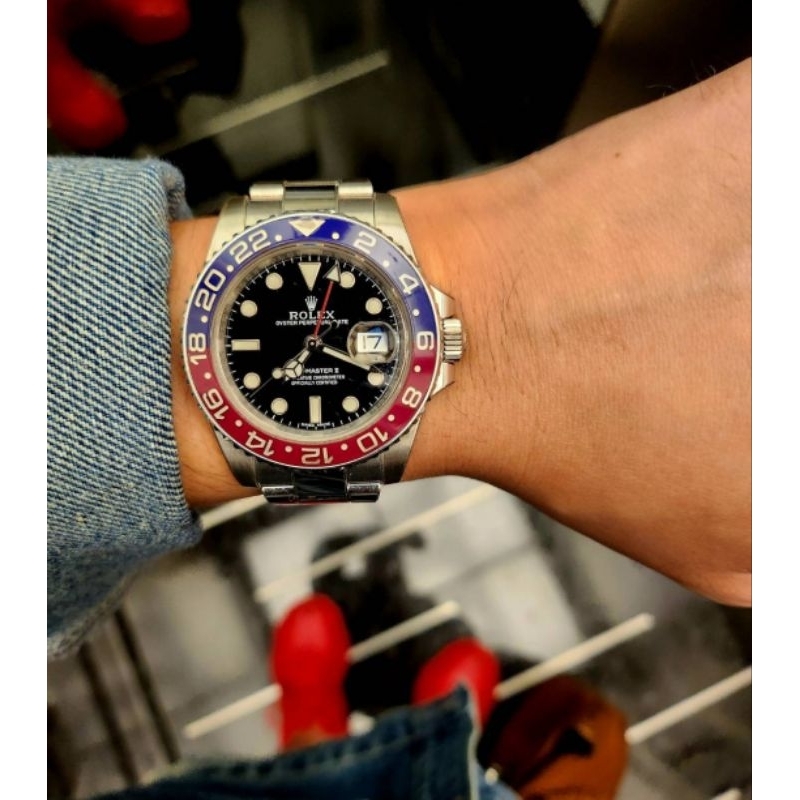 ROLEX 勞力士 GMT-MASTER II 格林威治型 116719BLRO 百事 可樂圈 紅藍雙色陶瓷圈