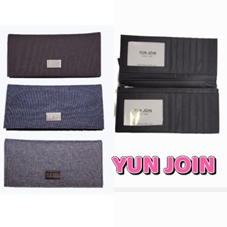 🎀【五洲】💎YUN JOIN單寧尼龍 牛津紗 長皮夾/ 可放行照 紙鈔 信用卡🔫快速出貨