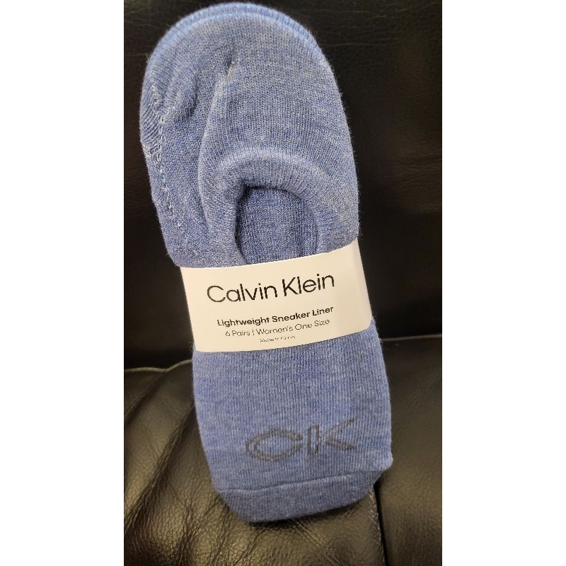 正品組合拆賣calvin Klein ck船型女襪,隱形襪，拆售四雙一組賣（2藍1灰=3雙+贈一雙白色共四雙出清包裝已拆