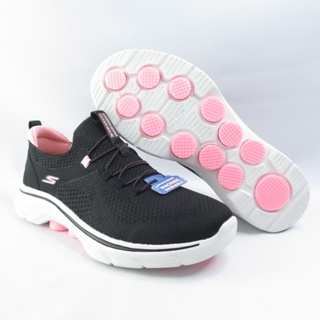 Skechers 125225BKHP GO WALK 7-ABIE 女健走鞋 套入式 黑白粉