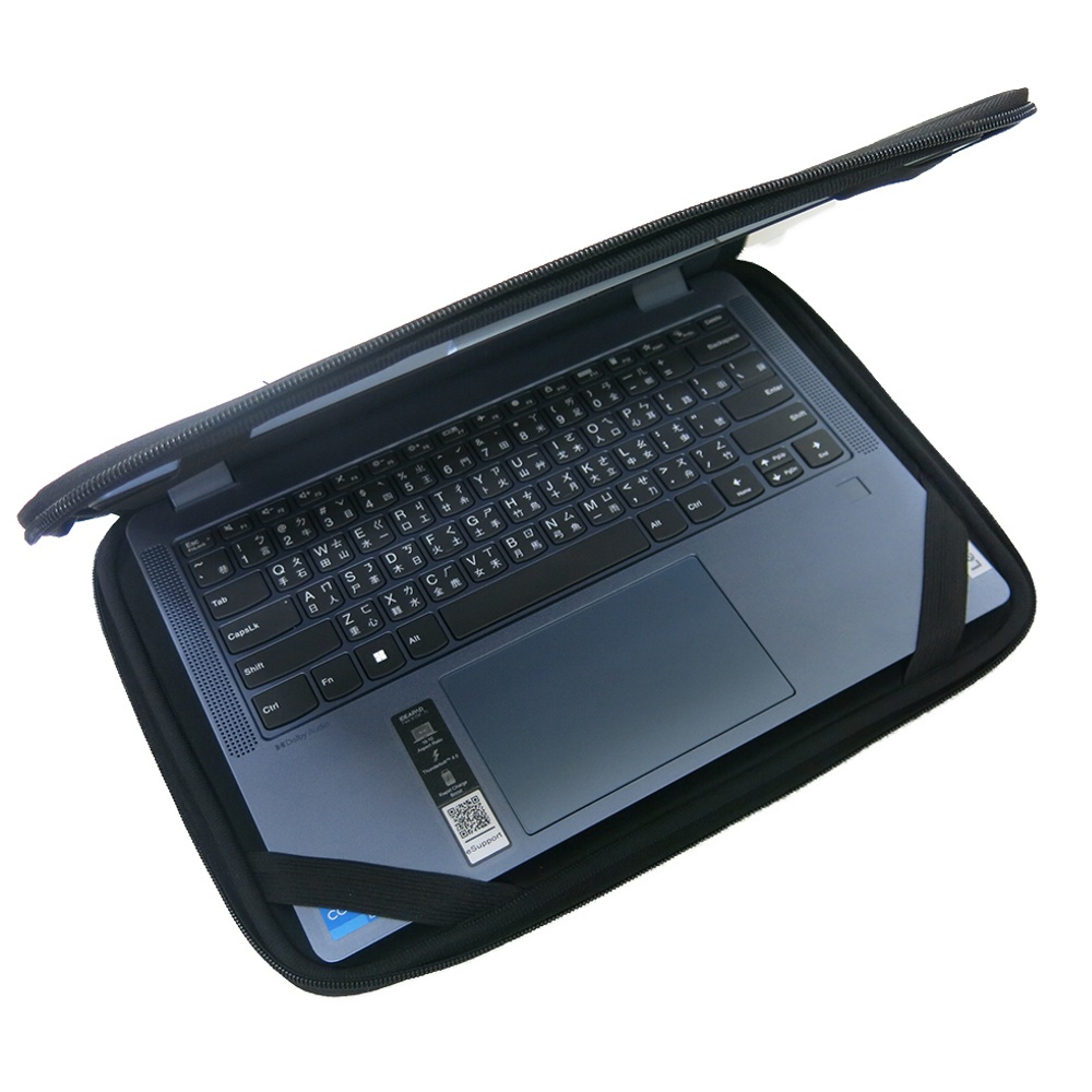 【Ezstick】Lenovo IdeaPad Flex 5 14IRU8 三合一超值防震包組 筆電包 組