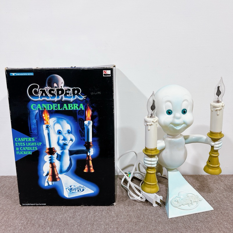 👻Casper 鬼馬小精靈 夜燈 檯燈 裝飾 擺飾 稀有 玩具 老玩具 古董玩具 公仔