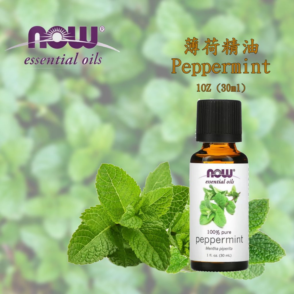 🌷春漾🌷美國NOW精油 : 100% 薄荷精油 Peppermint essential oil, 1oz (30ml)