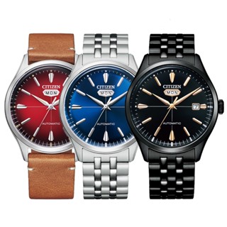 CITIZEN 星辰C7系列Mechanical小牛皮自動機械錶40.2mm(3色可選)NH-11X/77E/71L