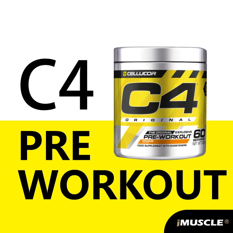 【免運+送好禮】C4 cellucor 訓練前 肌酸 60份 爆發力 體能恢復 pre workout 一氧化氮