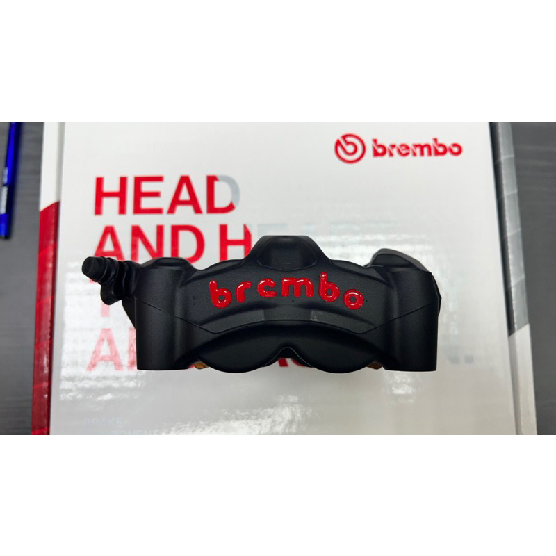 DIY本舖 Brembo m50 黑底紅字 左卡 一體鑄造 輻射卡鉗 孔距100mm M50 左卡 保固三年