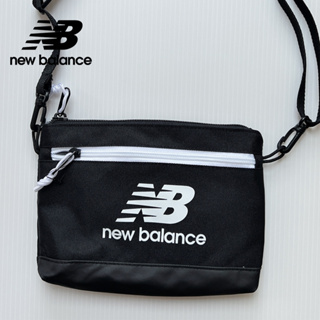 New Balance 側背小包 NB 中性 斜背包 肩背包 登山 休閒 隨身小包 黑色 LAB23002BWP