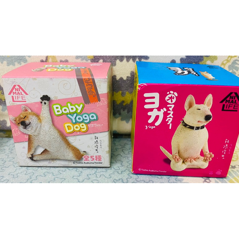 日本  朝隈俊男 盒玩 盲盒 ANIMAL LIFE 狗瑜珈大師 絕版限量