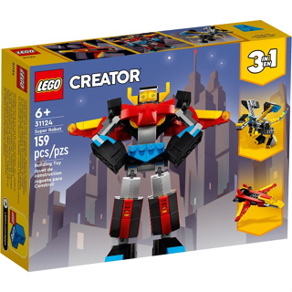LEGO 樂高 31124 Super Robot 超級機器人 機器人 龍 噴射機 三合一 全新品