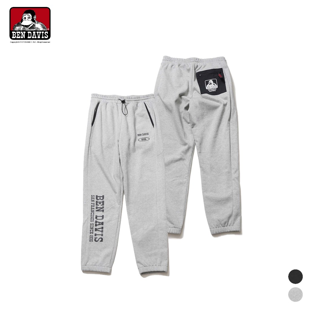 【BEN DAVIS】SWEAT PANTS 猿人LOGO 縮口 棉褲 長褲 2色