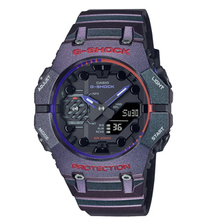 CASIO卡西歐 G-SHOCK 藍牙 電競玩家 遊戲炫彩 碳纖維核心防護 GA-B001AH-6A