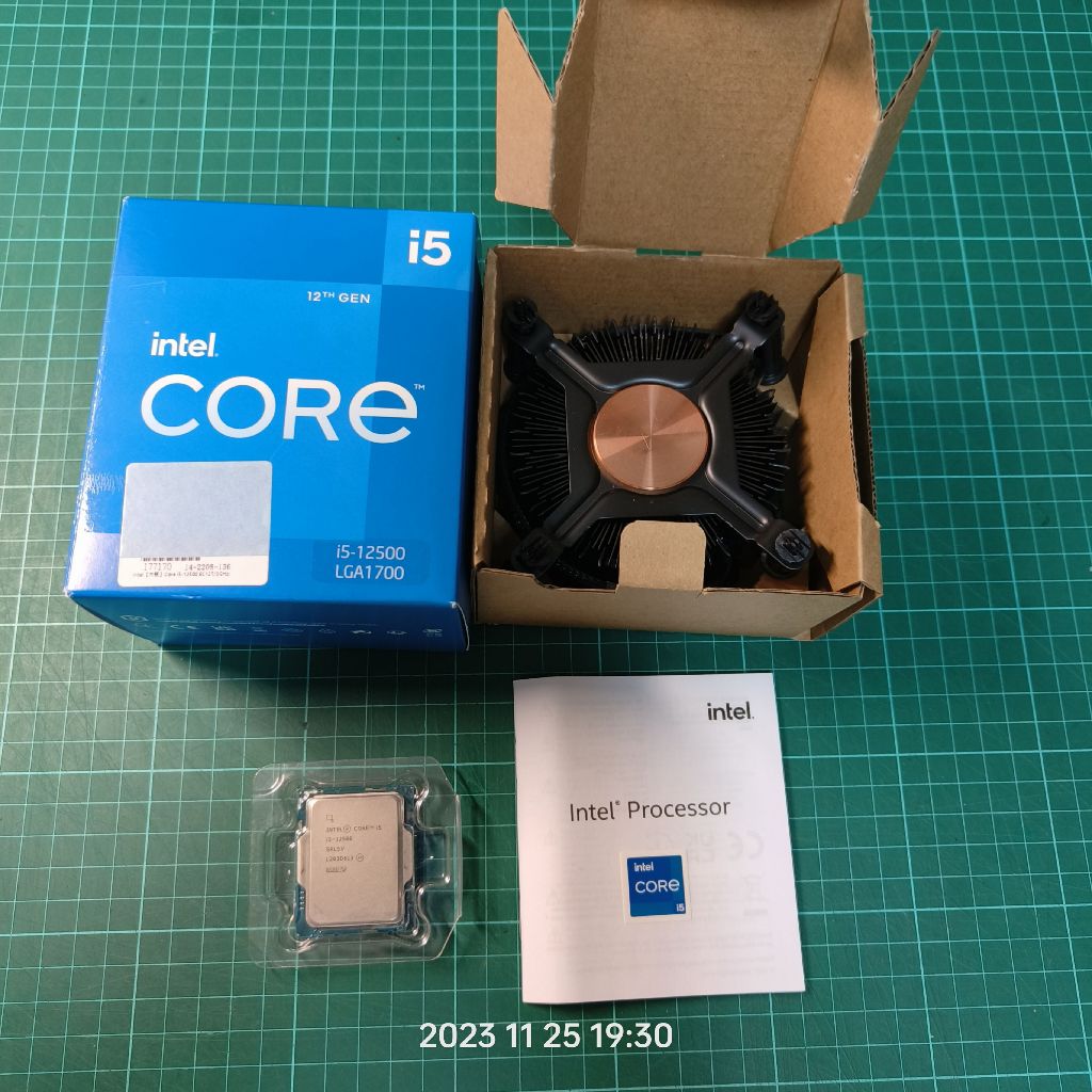 買家預訂中! 非約勿下標! Intel 第12代 Core i5-12500 6核12緒 處理器  聯強代理