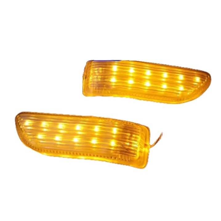 [[瘋馬車鋪]]現貨板橋  高亮度 通用型軟式LED後視鏡方向燈(黃光) ~ 軟質可彎 適合大部分車款 耐高溫 防水
