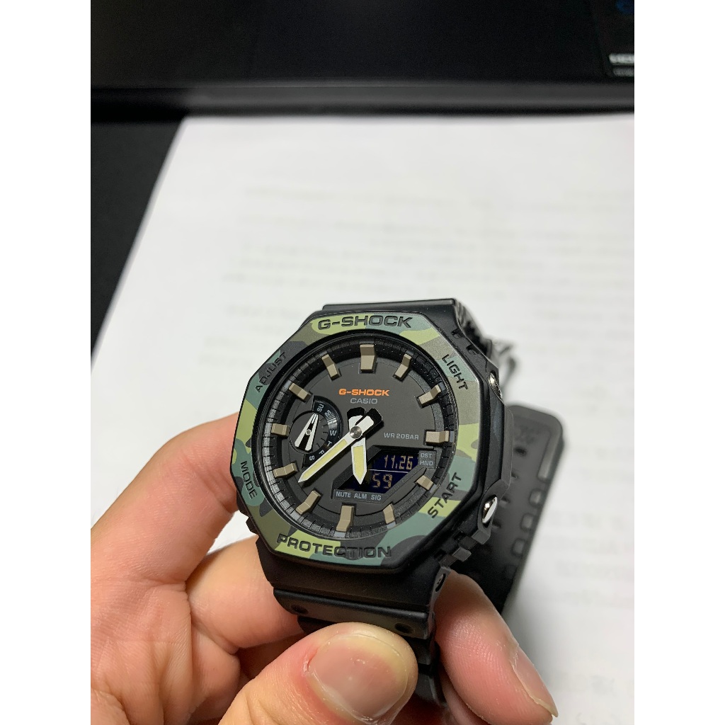 G-SHOCK GA-2100SU-1A (迷彩) 二手 9.9成新 誠可議