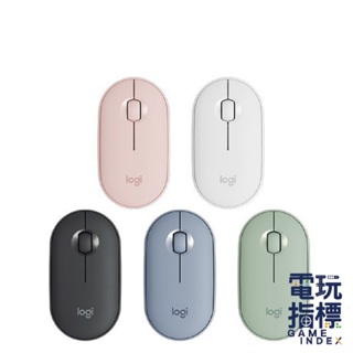 羅技 Logitech M350 滑鼠 PEBBLE 鵝卵石無線滑鼠 玫瑰粉 天空藍 無線 滑鼠【電玩指標】十倍蝦幣