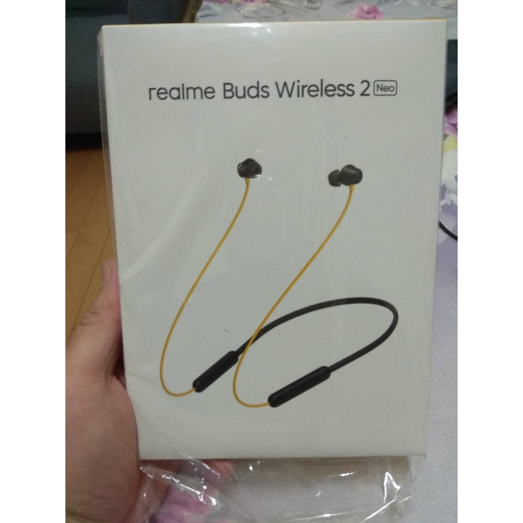全新 realme 真我 Buds Wireless 2 Neo 頸帶 降噪 耳機 魔力黑 蘋果 ios 可用