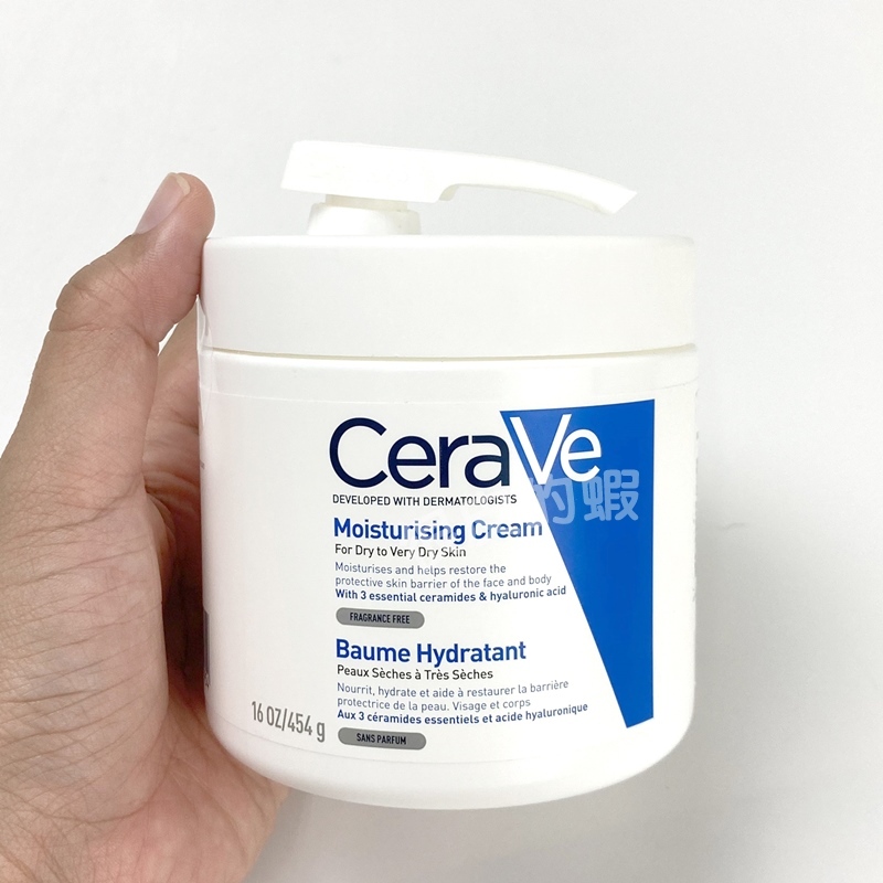 CeraVe適樂膚 長效潤澤修護霜(附壓頭)454g