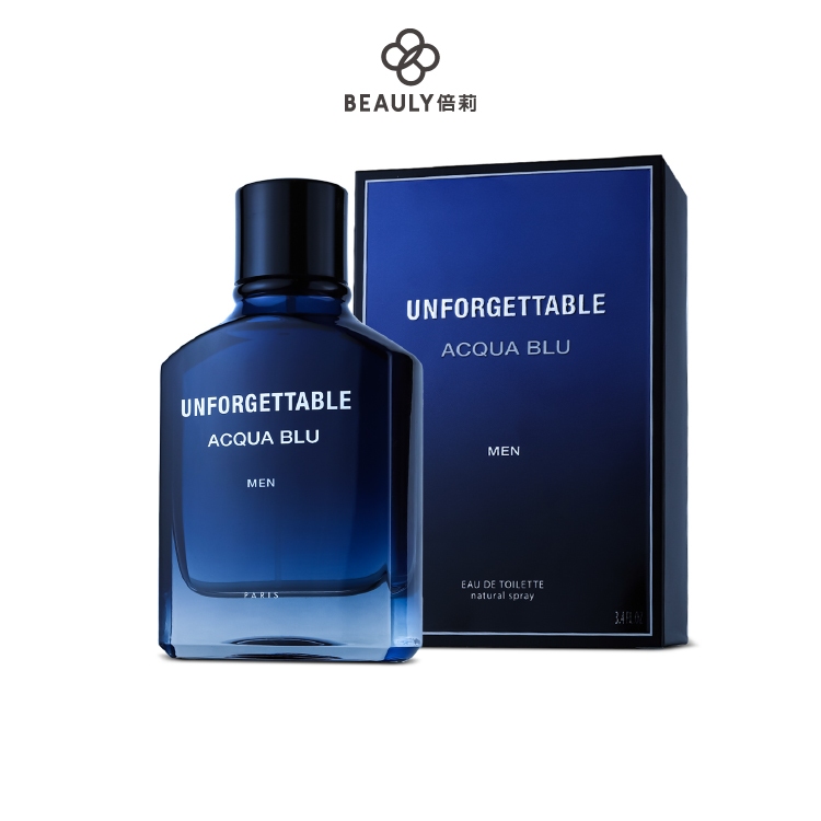 Geparlys UNFORGETTABLE AQQUA BLU 深邃藍海男性淡香水 100ml 《BEAULY倍莉》