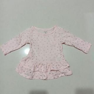 ［二手嬰幼兒童裝］CARTERS 長袖TShirt 6個月