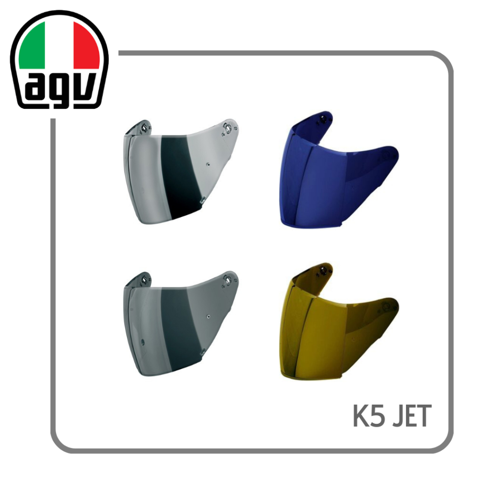 AGV  CITY17 - K5 JET 電鍍片 墨片 安全帽鏡片 防刮