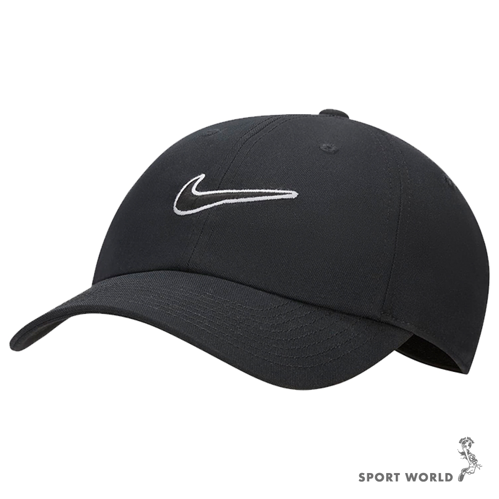 Nike 帽子 老帽 刺繡 Logo 黑【運動世界】FB5369-010