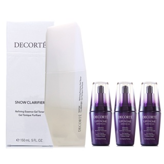 COSME DECORTE黛珂 淨妍角質晶透露150ml+超微導全能修護精粹12ml x3 (正統公司貨)