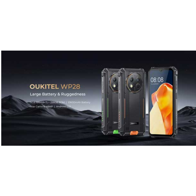 歐奇 oukitel WP28 三防智慧型手機4G雙卡雙待防水防摔超長待機256G