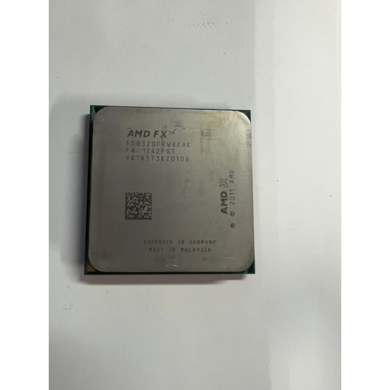 電腦雜貨店～AMD FX-8320 3.5G CPU FD8320FRW8KHK AM3+腳位 二手良品 $850