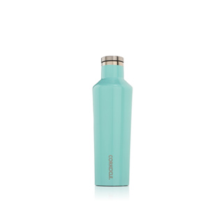 美國CORKCICLE 三層真空易口瓶/保溫瓶475ml-土耳其藍