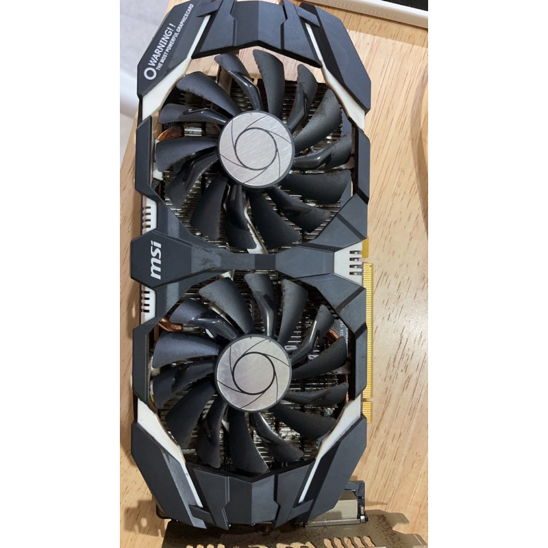 微星 MSI GeForce GTX 1060 6GT OCV1 / MS-V328（故障品）