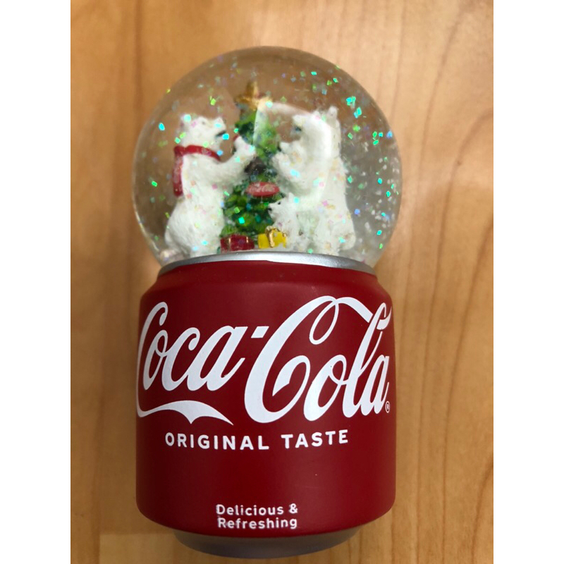 【品牌周邊】可口可樂北極熊雪景水晶球 聖誕禮物 擺飾