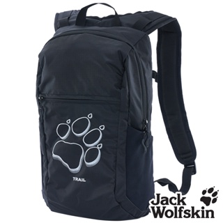 【Jack wolfskin 飛狼】 TRAIL 刺繡狼爪輕巧旅遊休閒包 健行背包 12L『黑』