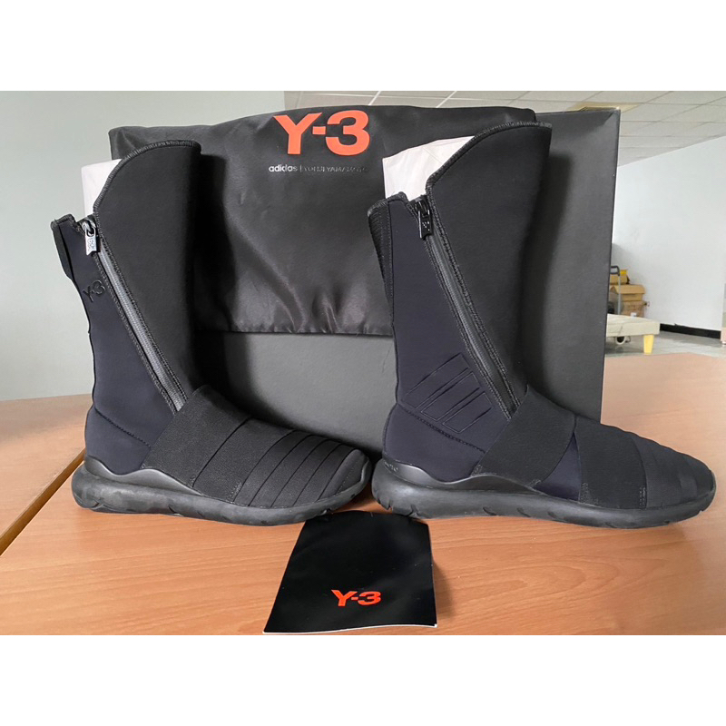 Y-3 QASA ELLE BOOT  adidas Yohji YamamotoY3 武士鞋 9.9新 價可議