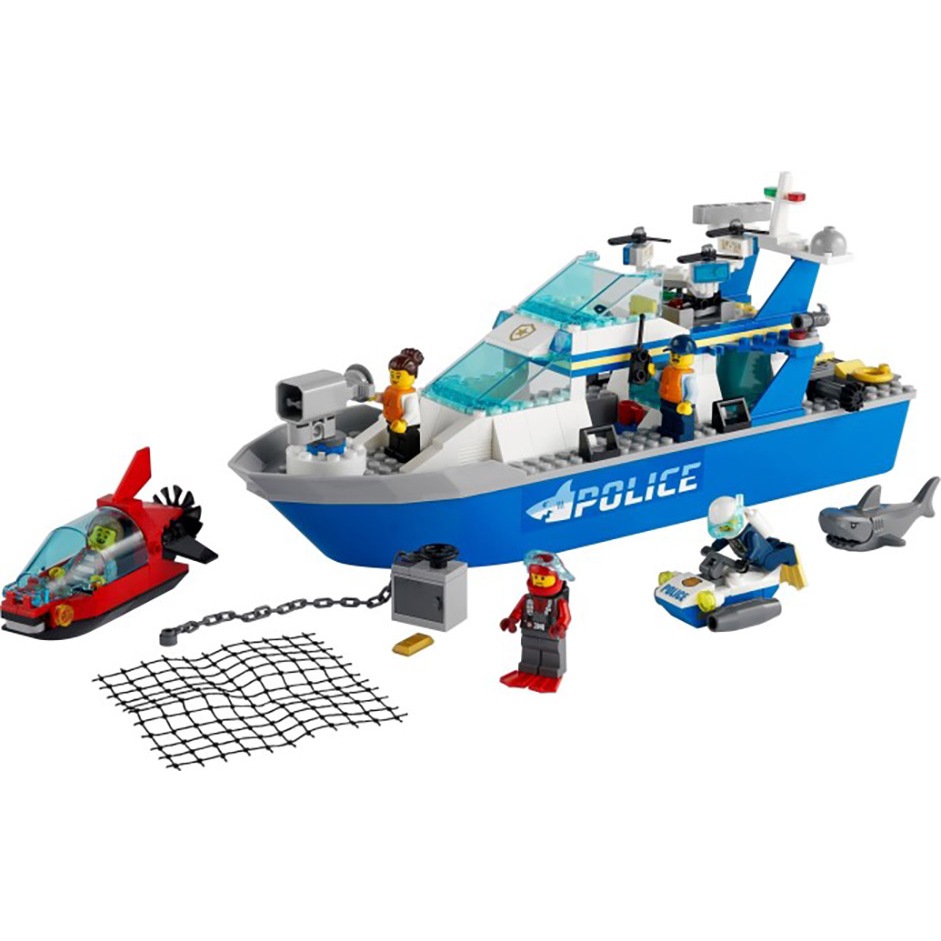 【LEGO】 樂高 積木 城市大冒險 警用巡邏艇 60277