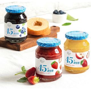 214韓國代購Bokumjari 45度多款果醬 350g草莓果醬藍莓果醬蘋果果醬