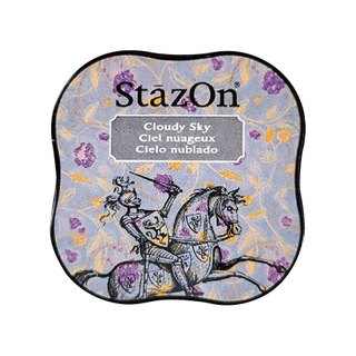 【 Micia 美日手藝館 】StazOn油性迷你印台-陰天灰 SZ-MID-34
