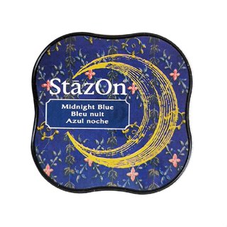 【 Micia 美日手藝館 】StazOn油性迷你印台-午夜藍 SZ-MID-62