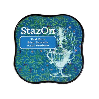 【 Micia 美日手藝館 】StazOn油性迷你印台-水鴨藍 SZ-MID-63