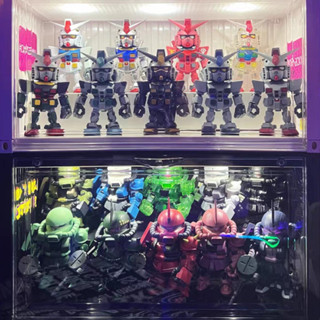 【現貨】公仔展示盒 展示櫃 泡泡瑪特 公仔收納盒 展示架 盲盒收納 集裝箱展示盒 盲盒展示盒 公仔展示櫃 泡泡瑪特展示盒