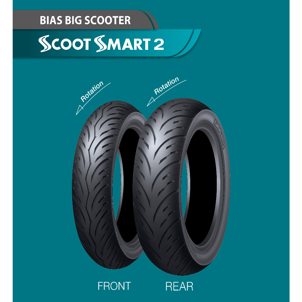 《油工坊》DUNLOP SCOOTSMART 2 聰明 110 120 130 140 13吋 聰明胎 耐磨 FORCE