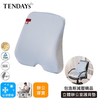 【tendays】包浩斯立體辦公室護背墊（辦公室 車用 靠背墊）wincool涼感紗 記憶棉材
