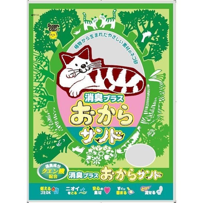 ✨橘貓MISO✨❤️現貨❤️【單包】日本SUPER CAT 韋民 新包裝 豆腐砂 7L/包 貓砂 豆腐砂 環保砂