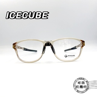 ICECUBE-台灣製/Designer Y C1 透明茶色/運動光學鏡架/明美鐘錶眼鏡