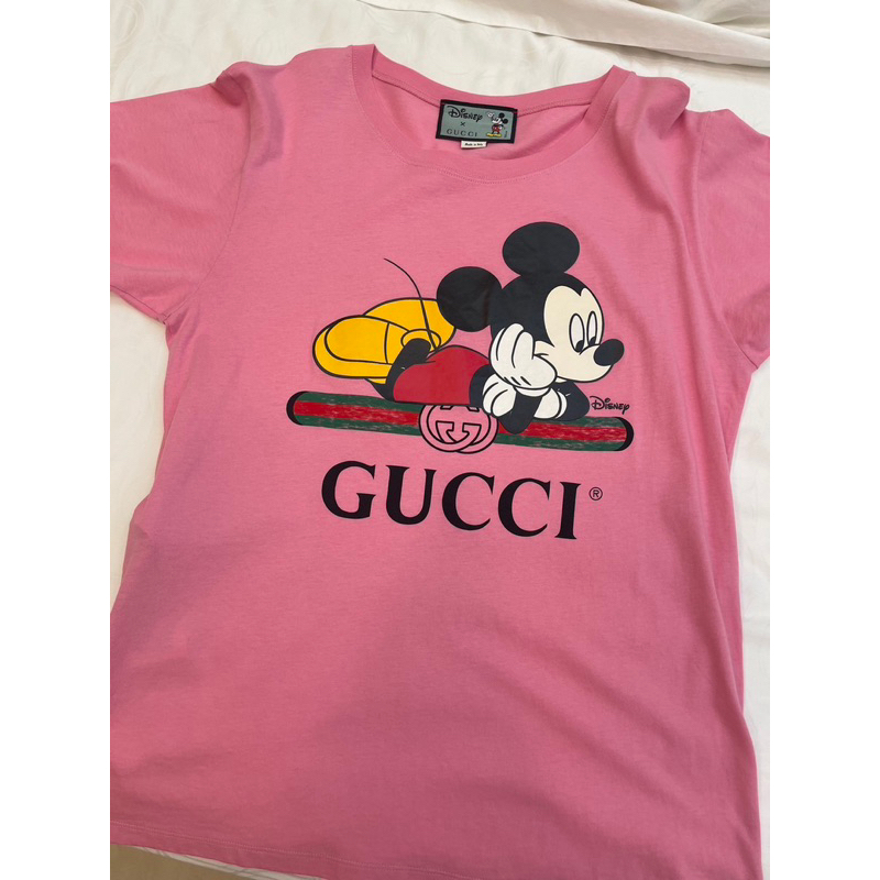Gucci x Disney 聯名Logo 米奇短袖特價中
